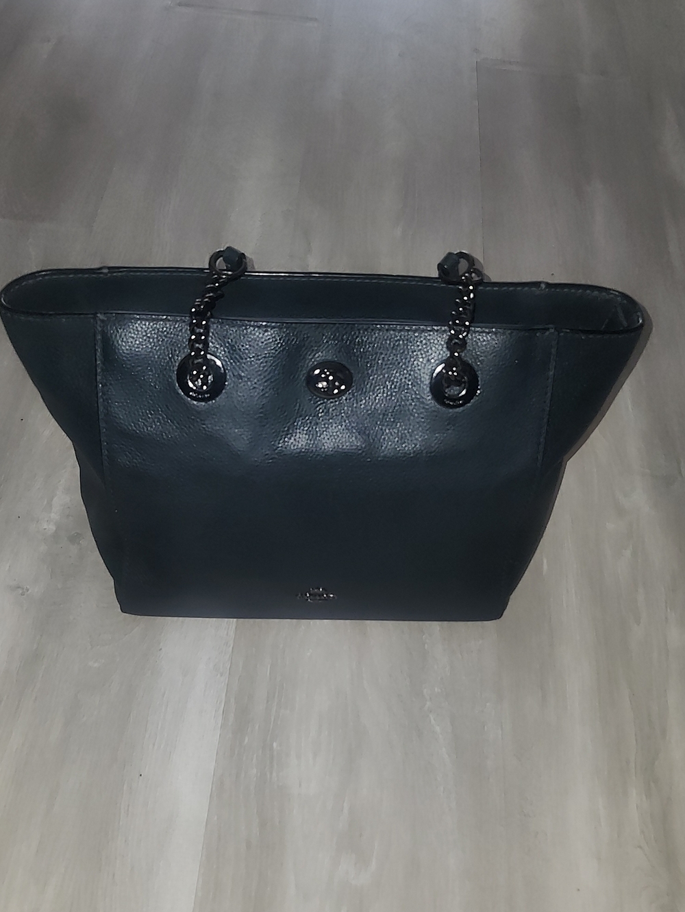 Coach Turnlock Chain Tote 27